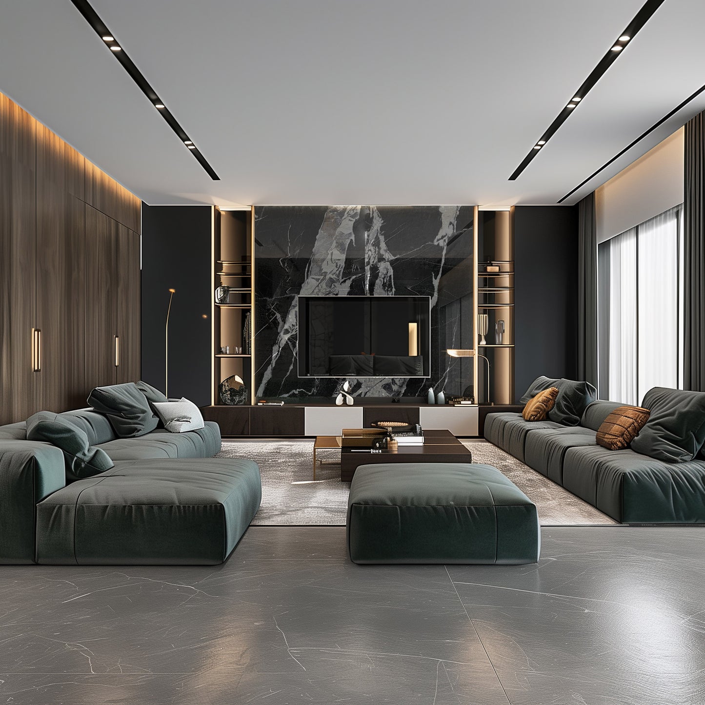 Fatong 1200*2400*9mm Full Polished Sintered Stone FBJ1224213