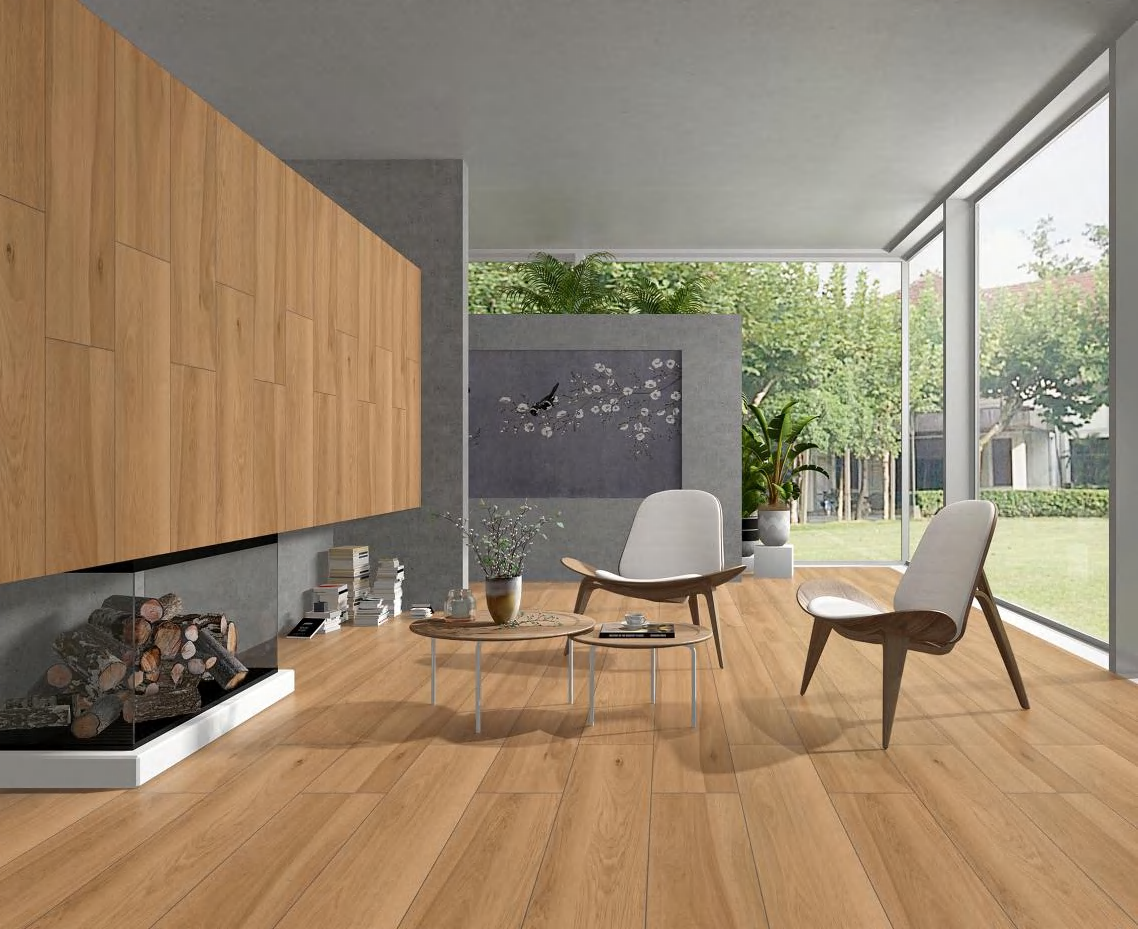 Fatong 250*1500MM Matt Finish Wooden Tiles FHH2515708GP
