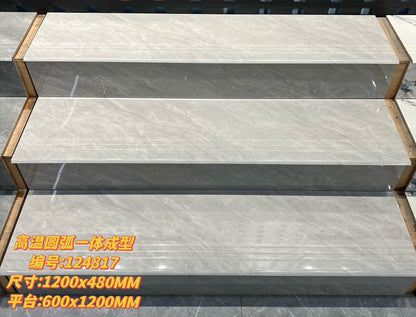 Fatong 470*1200MM Full Polished Step Tile Marble Stair Tiles 124809 124805 124817