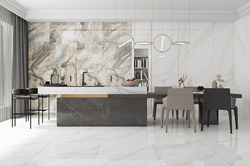 Fatong 750*1500MM Full Polished Marble Tiles FYH715612